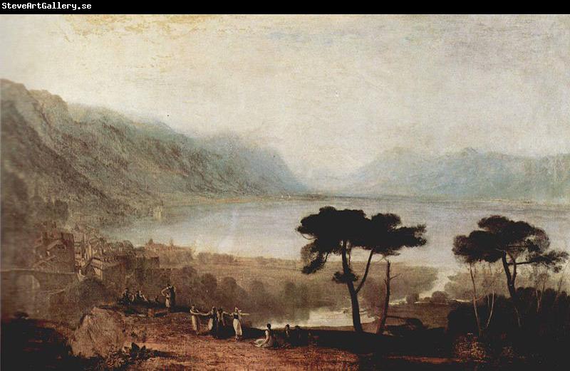 Joseph Mallord William Turner Der Genfer See von Montreux aus gesehen